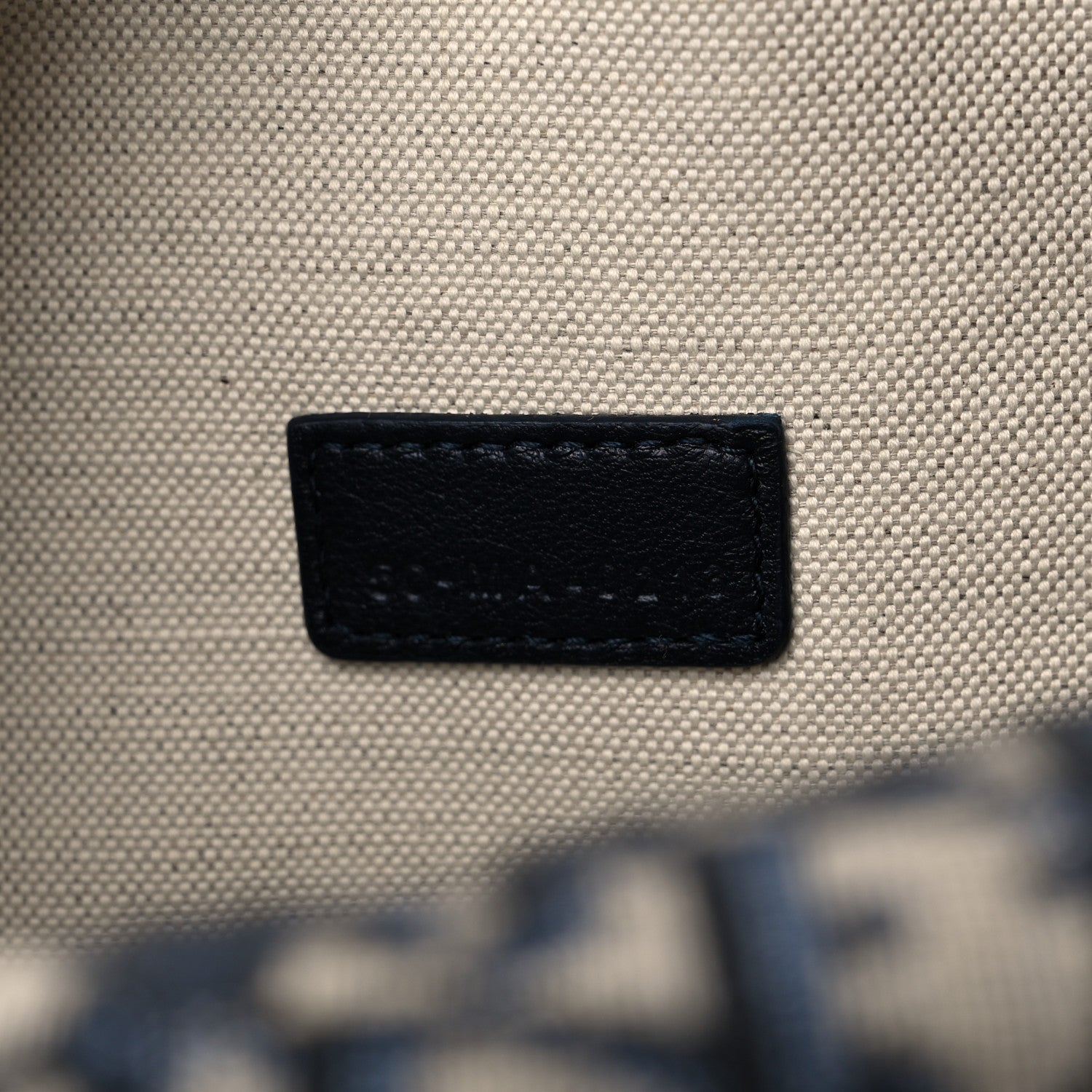 Christian Dior Oblique Medium Diortravel Nomad Pouch Blue 7 of 9