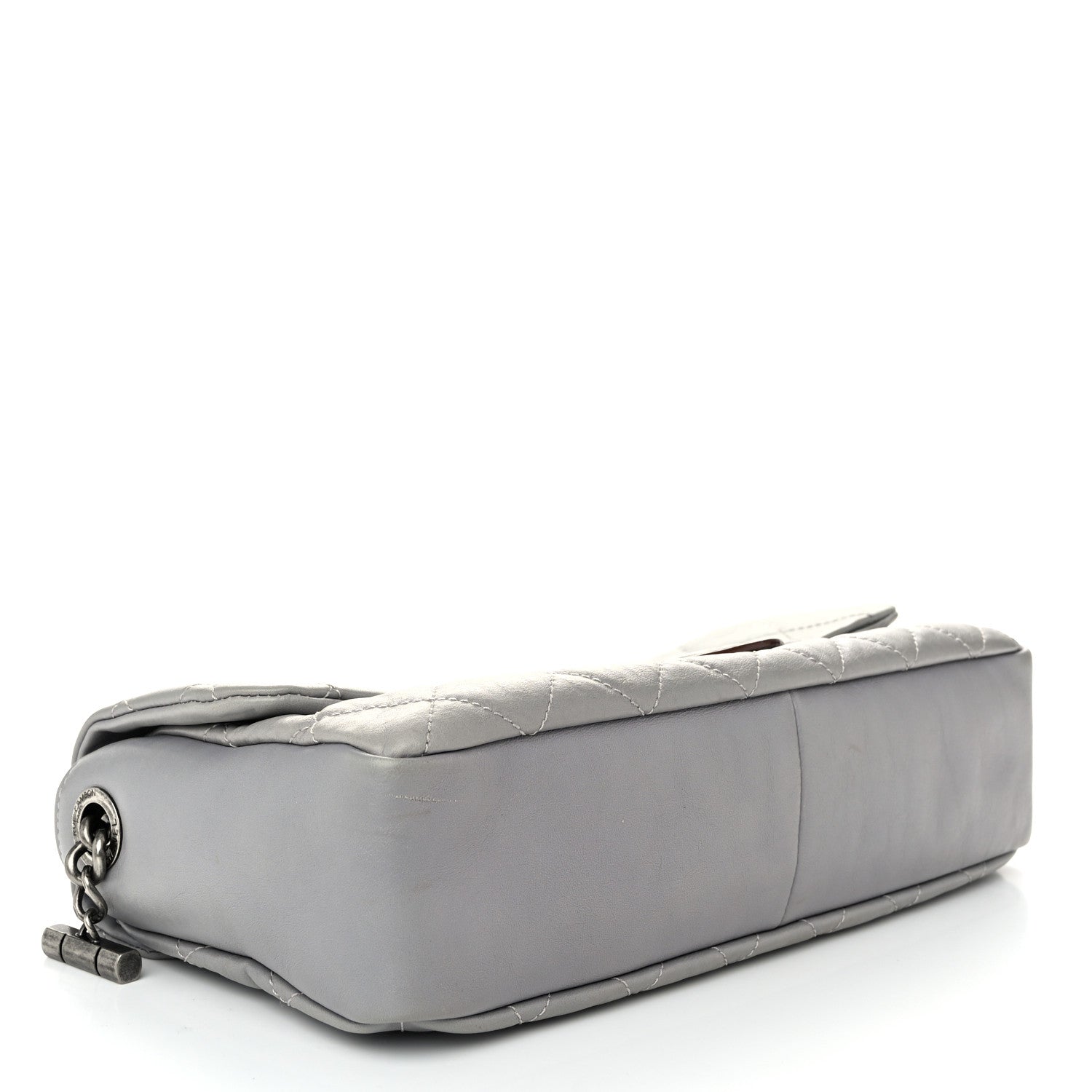 Chanel Calfskin Large Country Chic Flap Grey 4 of 11