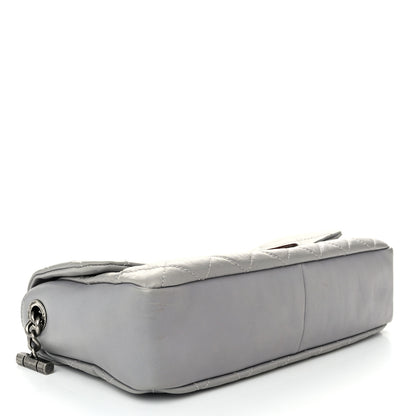 Chanel Calfskin Large Country Chic Flap Grey 4 of 11
