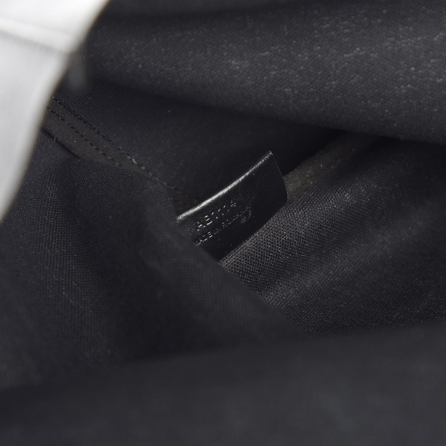 Textured Coated Canvas Print Large Antigona Tote Black