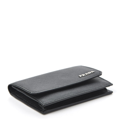 Prada Saffiano Card Holder Black 4 of 8