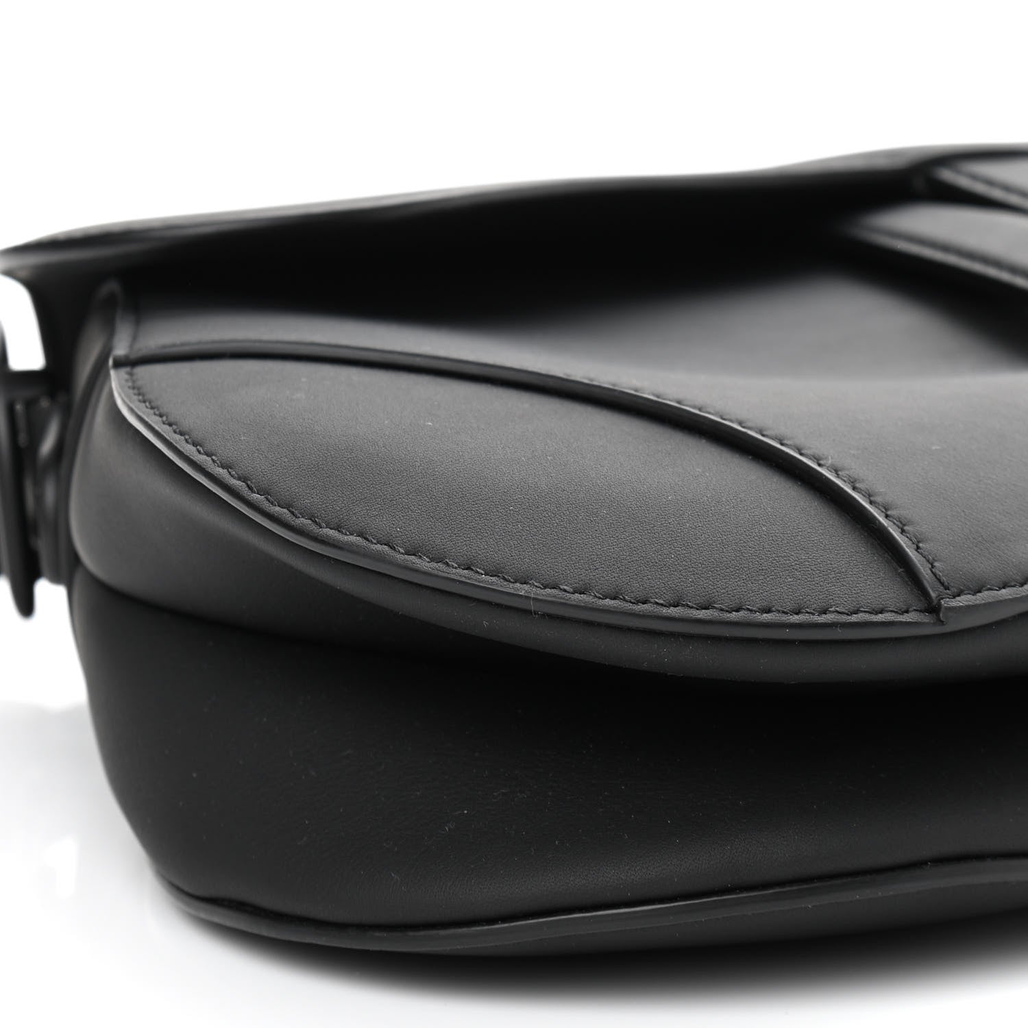 Christian Dior Ultra Matte Calfskin Saddle Bag Black 9 of 11