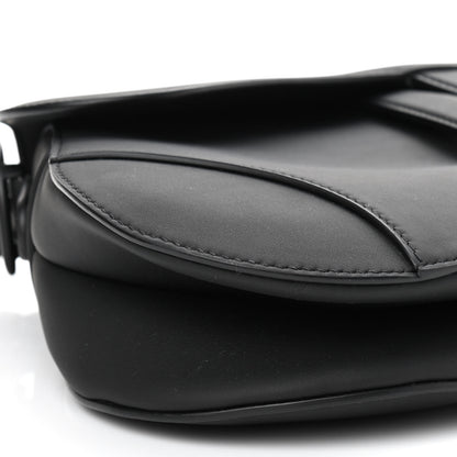 Christian Dior Ultra Matte Calfskin Saddle Bag Black 9 of 11