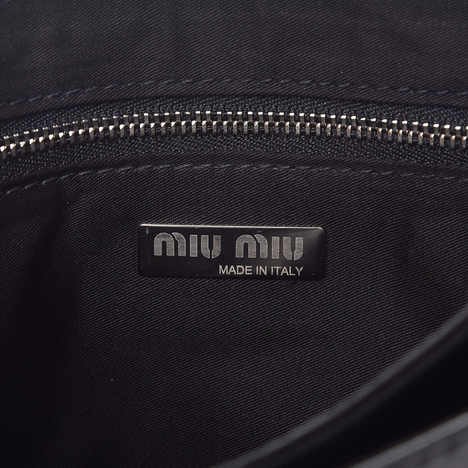 Miu Miu Patent Buckle Flap Handbag Black 6 of 8