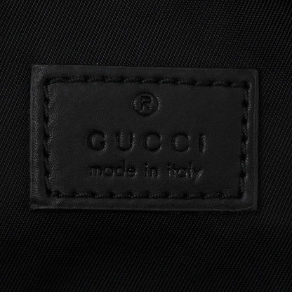 Gucci GG Supreme Monogram Web Messenger Diaper Bag Black Grey 7 of 11
