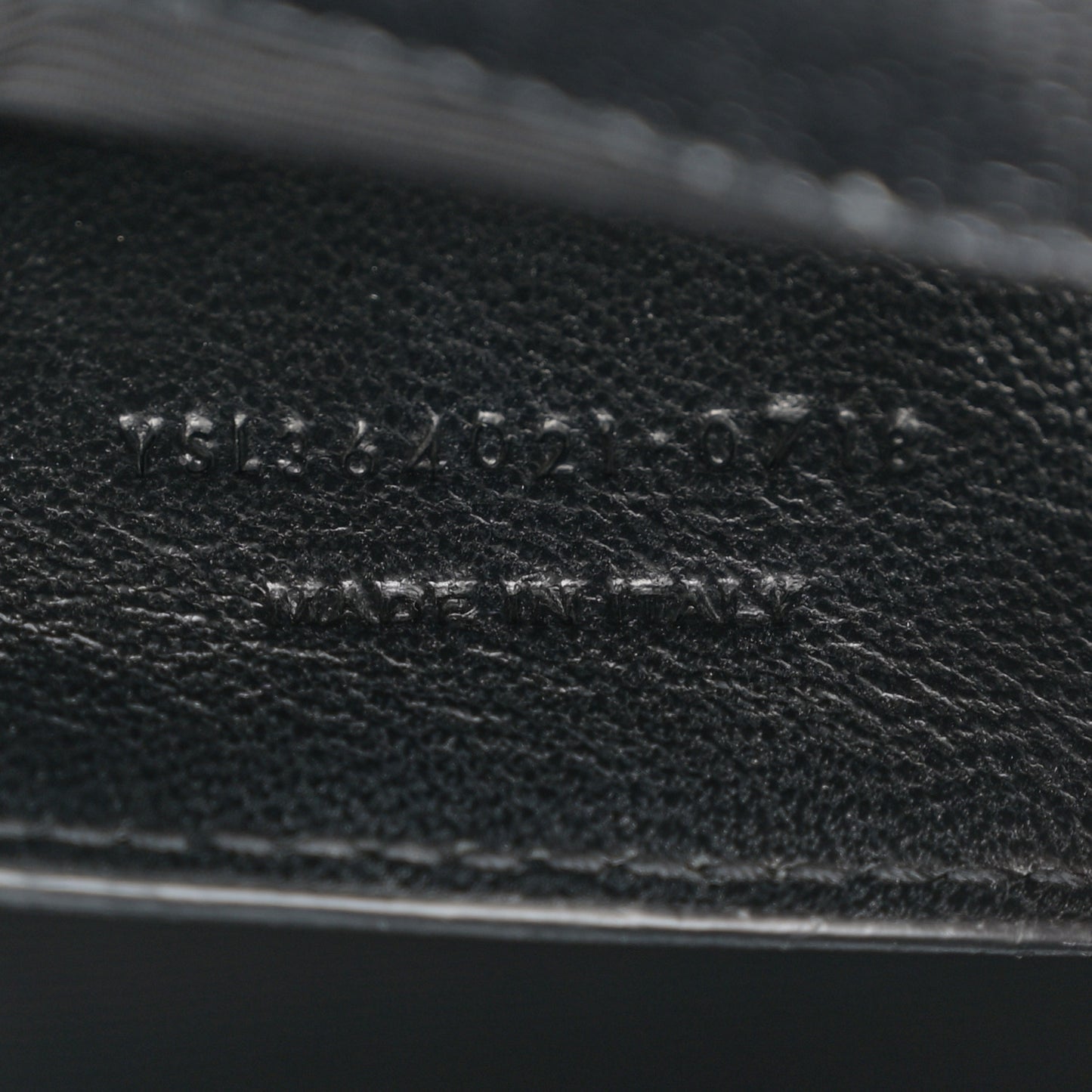 Grain De Poudre Medium Classic Monogram Kate Satchel Black
