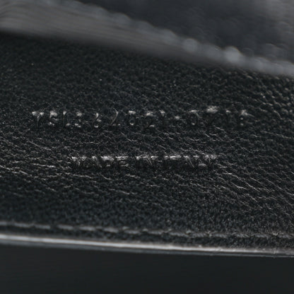 Saint Laurent Grain De Poudre Medium Classic Monogram Kate Satchel Black 7 of 10