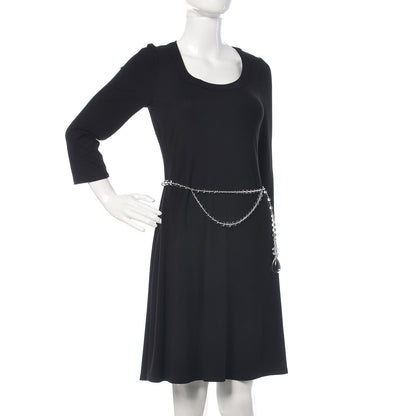 Chanel Transparent Bead Crystal CC Strand Belt 2 of 4