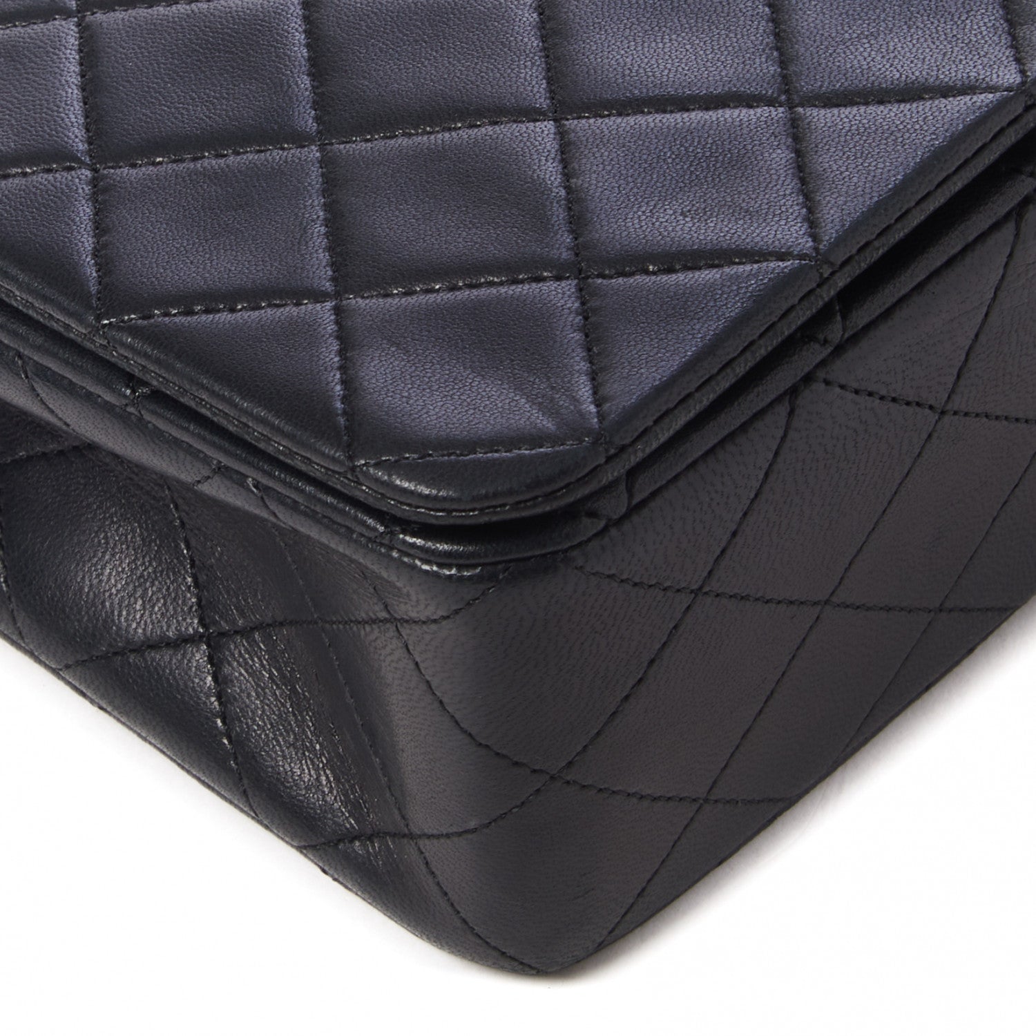 Chanel Lambskin Quilted Small Single Flap Black 9 of 10