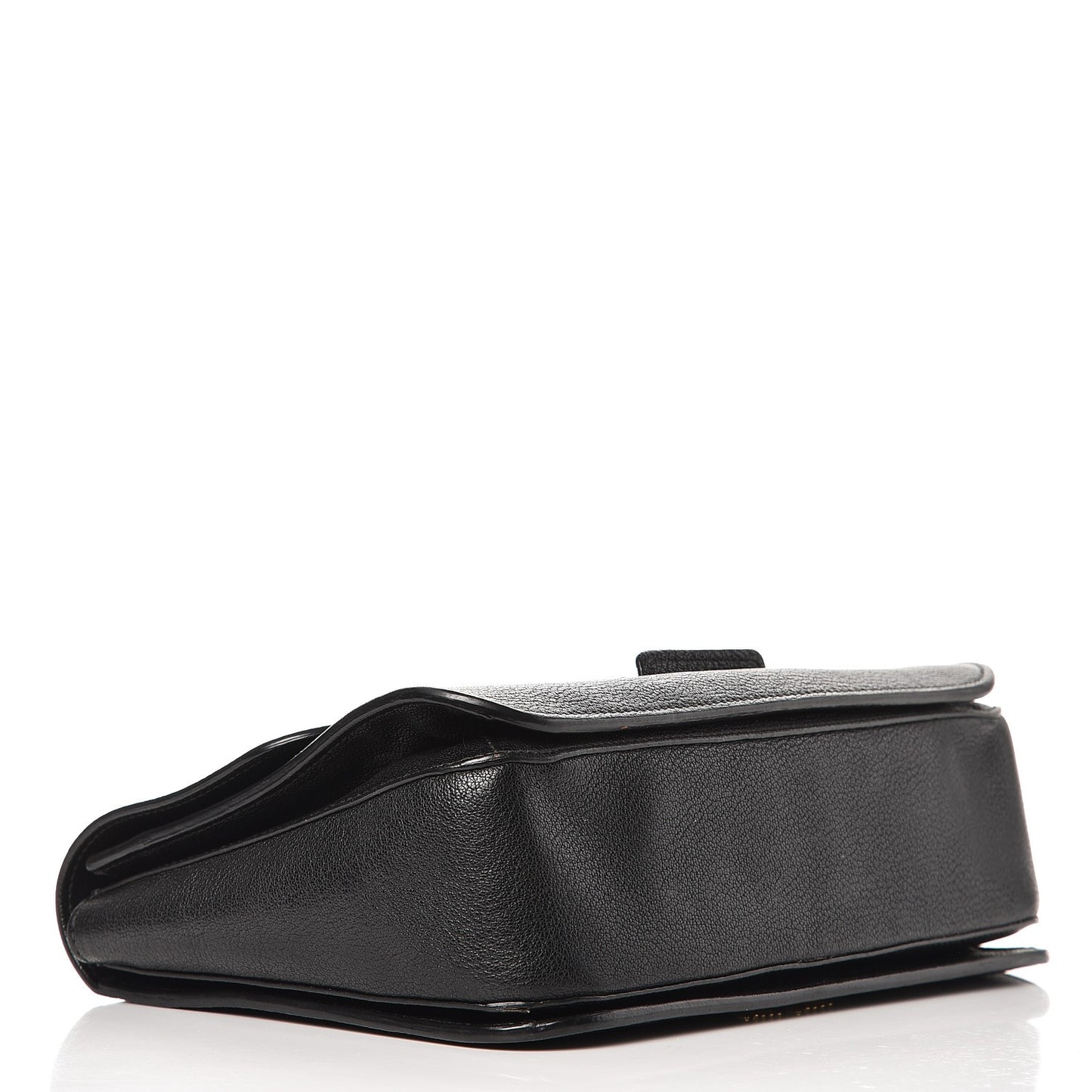 Goatskin Madras Shoulder Bag Nero Black
