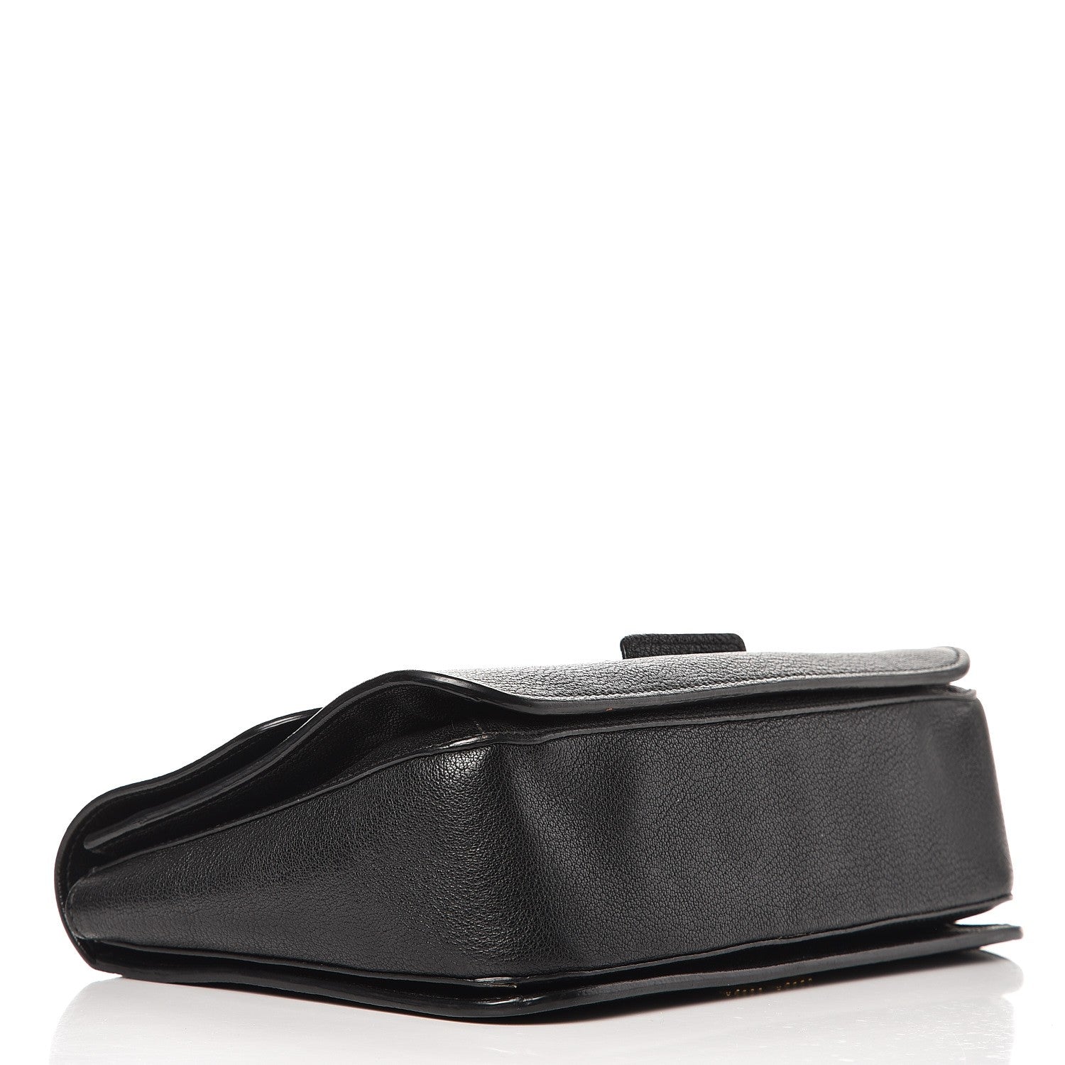 Miu Miu Goatskin Madras Shoulder Bag Nero Black 4 of 10