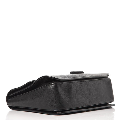 Miu Miu Goatskin Madras Shoulder Bag Nero Black 4 of 10
