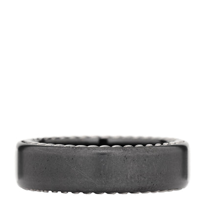 David Yurman Black Titanium Sterling Silver 6mm Streamline Band Ring 57 8 3 of 6