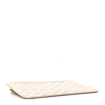 Louis Vuitton Damier Azur Tahitienne Neverfull MM GM Pochette 4 of 8