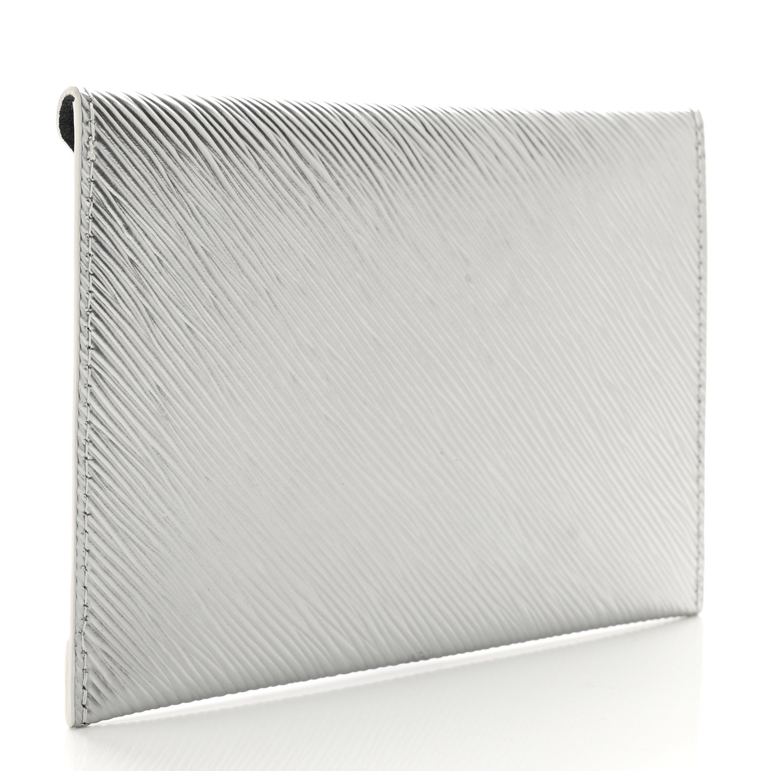 Louis Vuitton Metallic Epi Invitation Envelope Clutch Silver 3 of 6