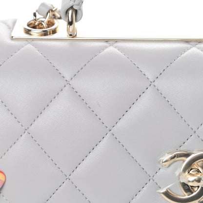 Chanel Lambskin Quilted Small Trendy CC Flap Dual Handle Bag Grey 11 of 12