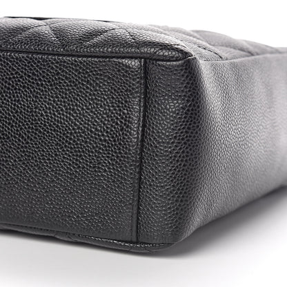 Chanel Caviar Quilted Petit Shopping Tote PST Black 10 of 10