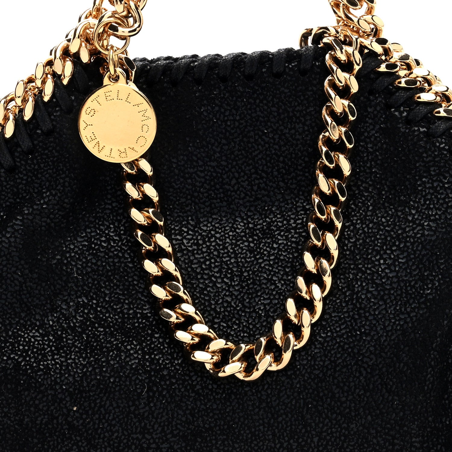 Stella McCartney Shaggy Deer Tiny Falabella Tote Black 8 of 10