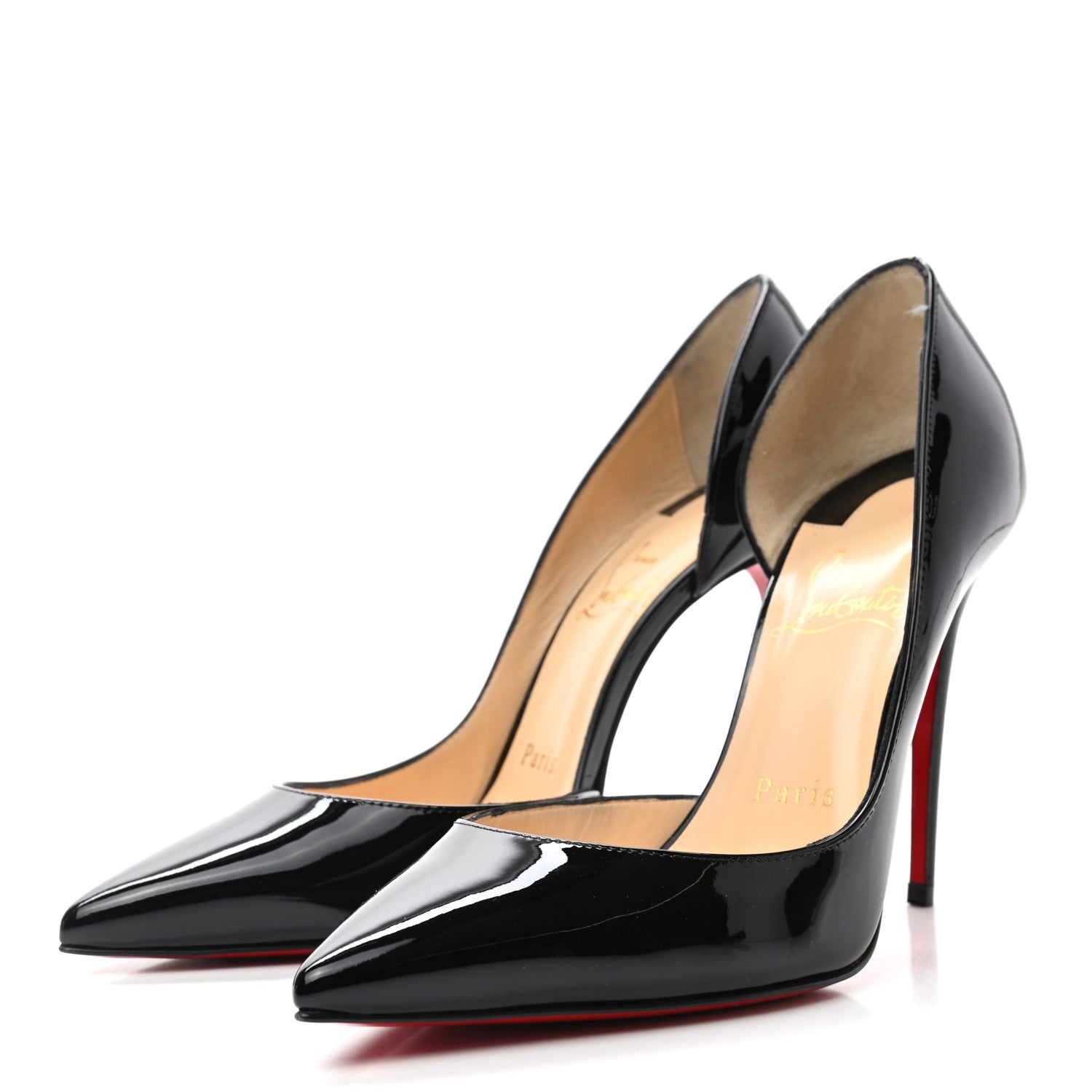 Christian Louboutin Patent Iriza 100 Pumps 35.5 Black 3 of 11