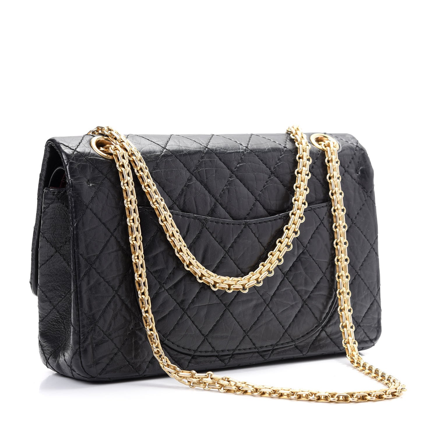 Chanel Aged Calfskin 50th Anniversary 2.55 Reissue 225 Flap Black 3 of 9