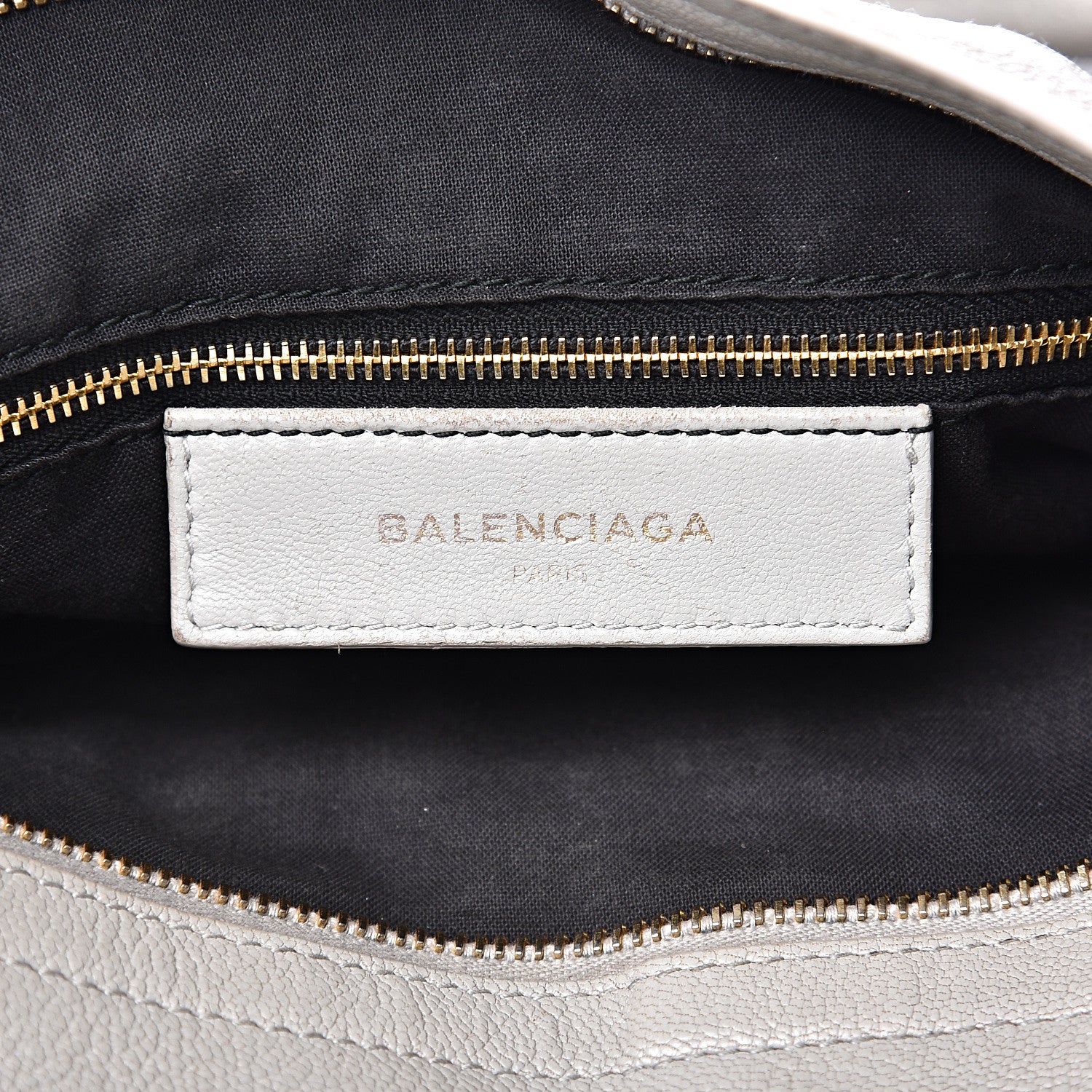 Balenciaga Chevre Gold Metallic Edge Hardware Town Gris Glace 5 of 19