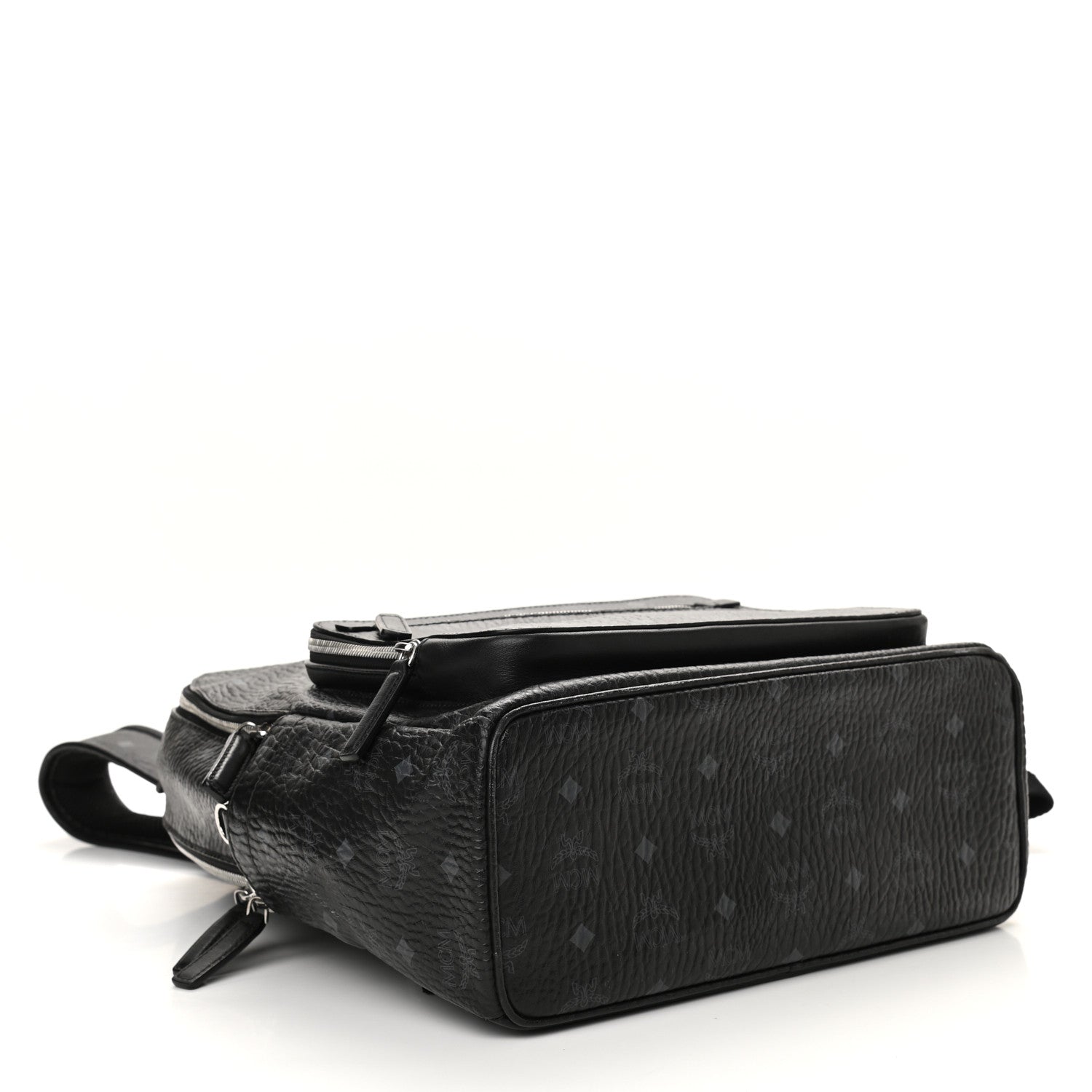 MCM Visetos Medium Stark Backpack Black 4 of 12