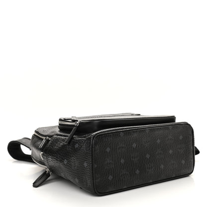 MCM Visetos Medium Stark Backpack Black 4 of 12