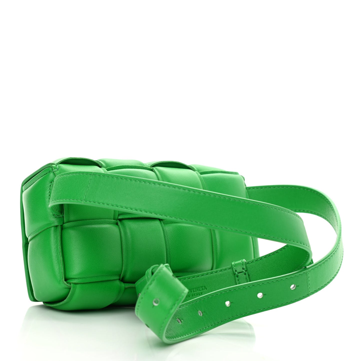 Nappa Maxi Intreccio Padded The Belt Cassette Bag