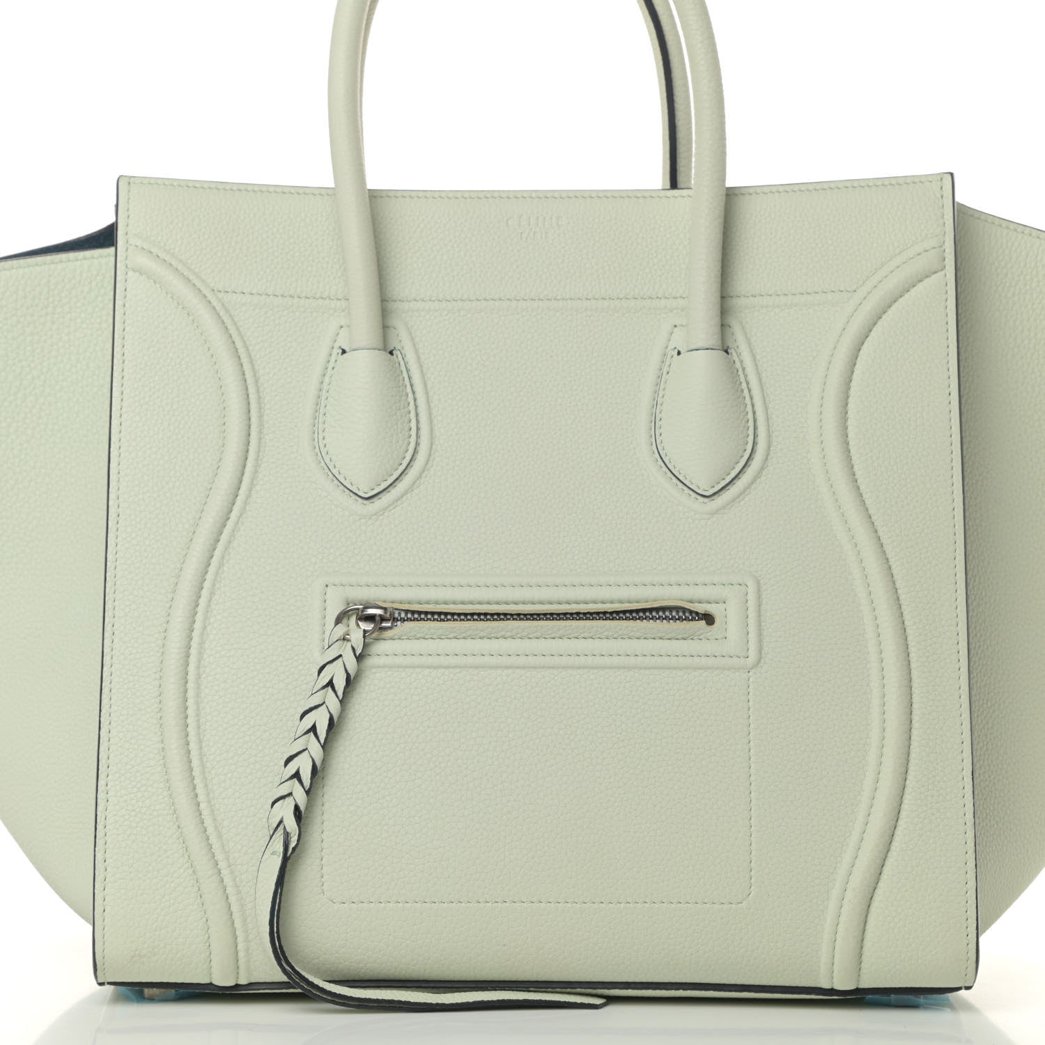 Celine Baby Grained Calfskin Medium Phantom Luggage Jade 9 of 11