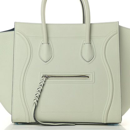 Celine Baby Grained Calfskin Medium Phantom Luggage Jade 9 of 11