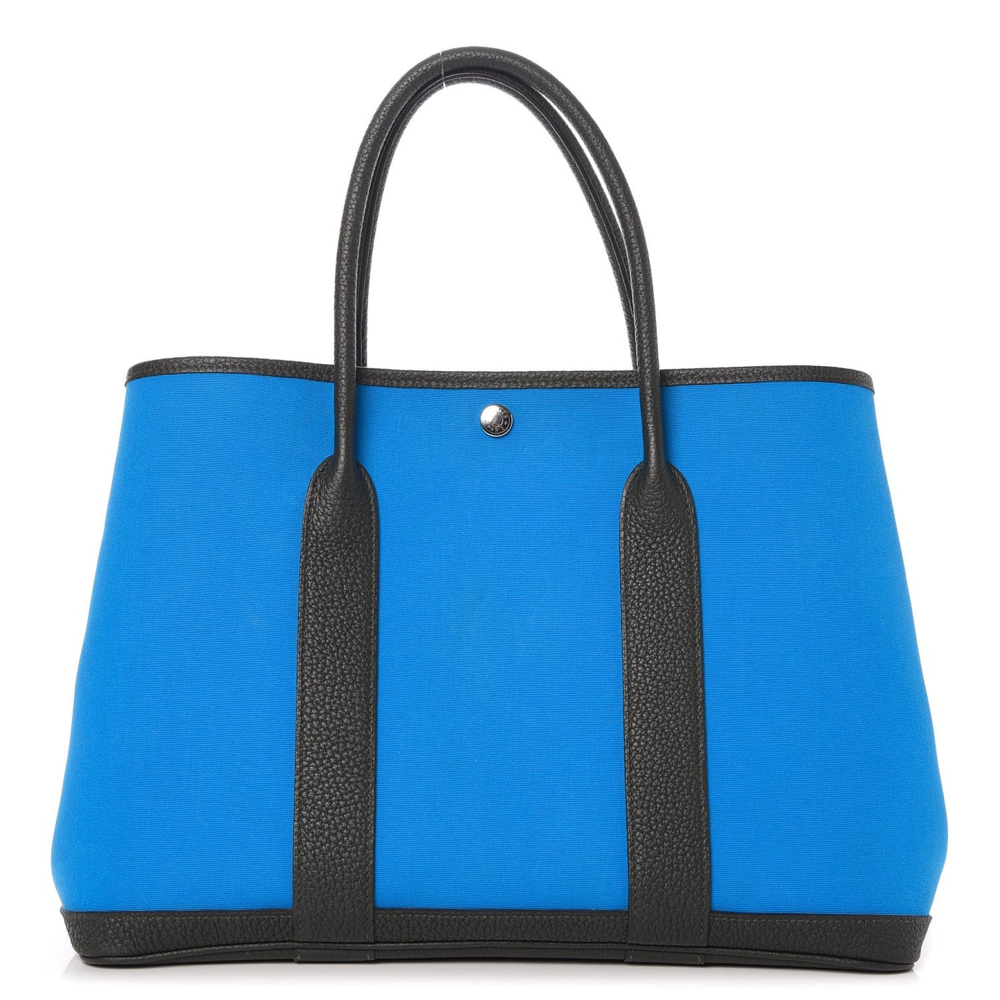 Toile Officier Negonda Garden Party Tote 36 MM Bleu Zanzibar Vert Fonce