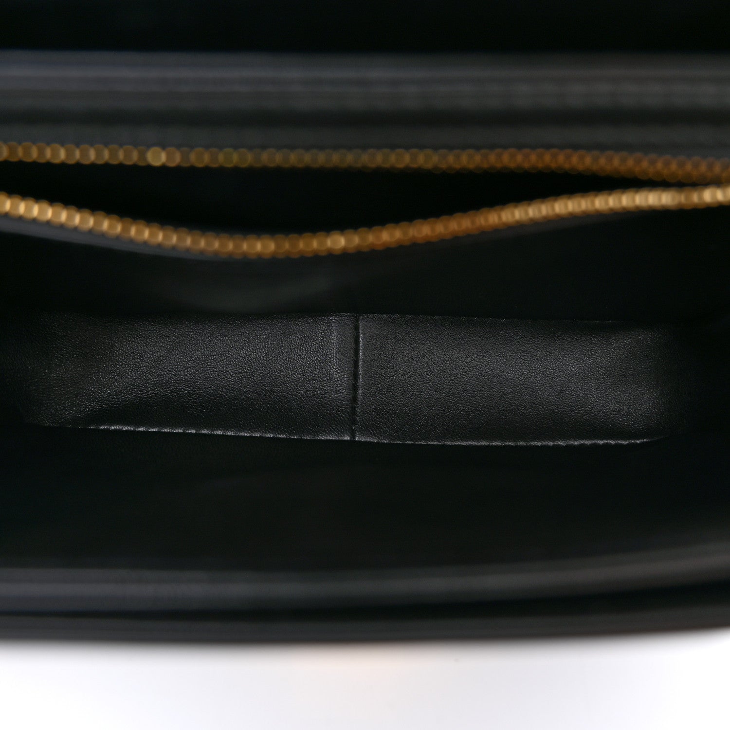 Celine Shiny Calfskin Teen Triomphe Black 5 of 9
