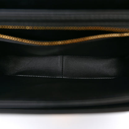 Celine Shiny Calfskin Teen Triomphe Black 5 of 9