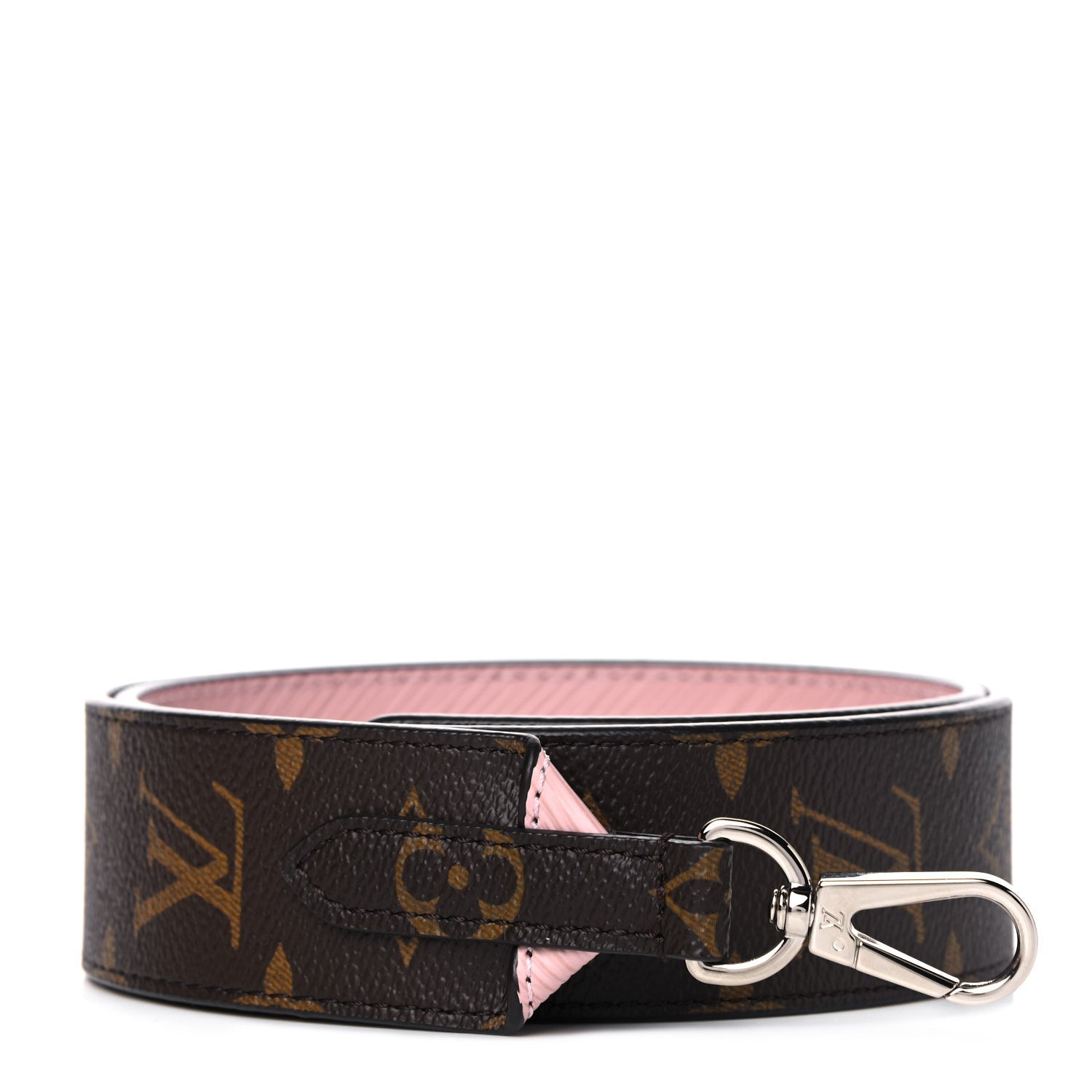 Louis Vuitton Epi Monogram Bandouliere Shoulder Strap Rose Ballerine 1 of 6