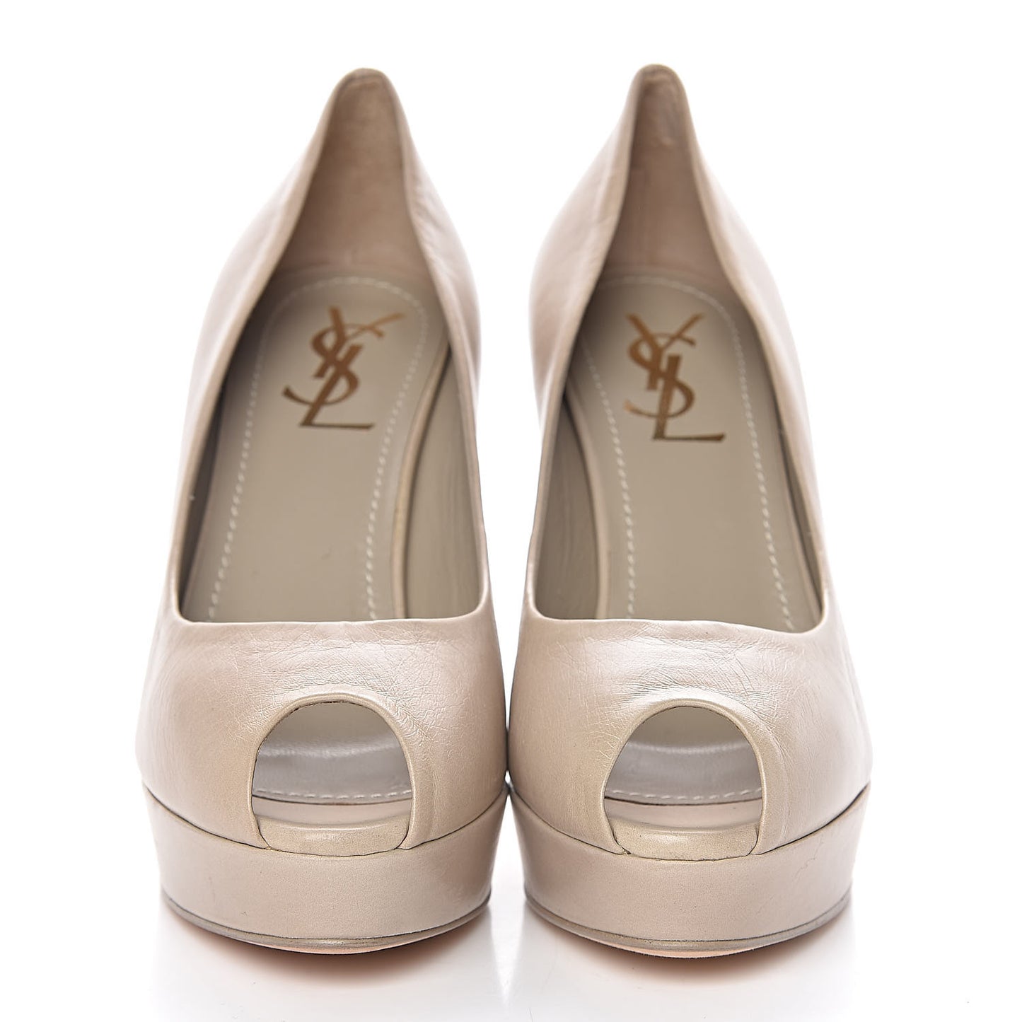 Calfskin Palais 105 Pumps 37.5 Beige