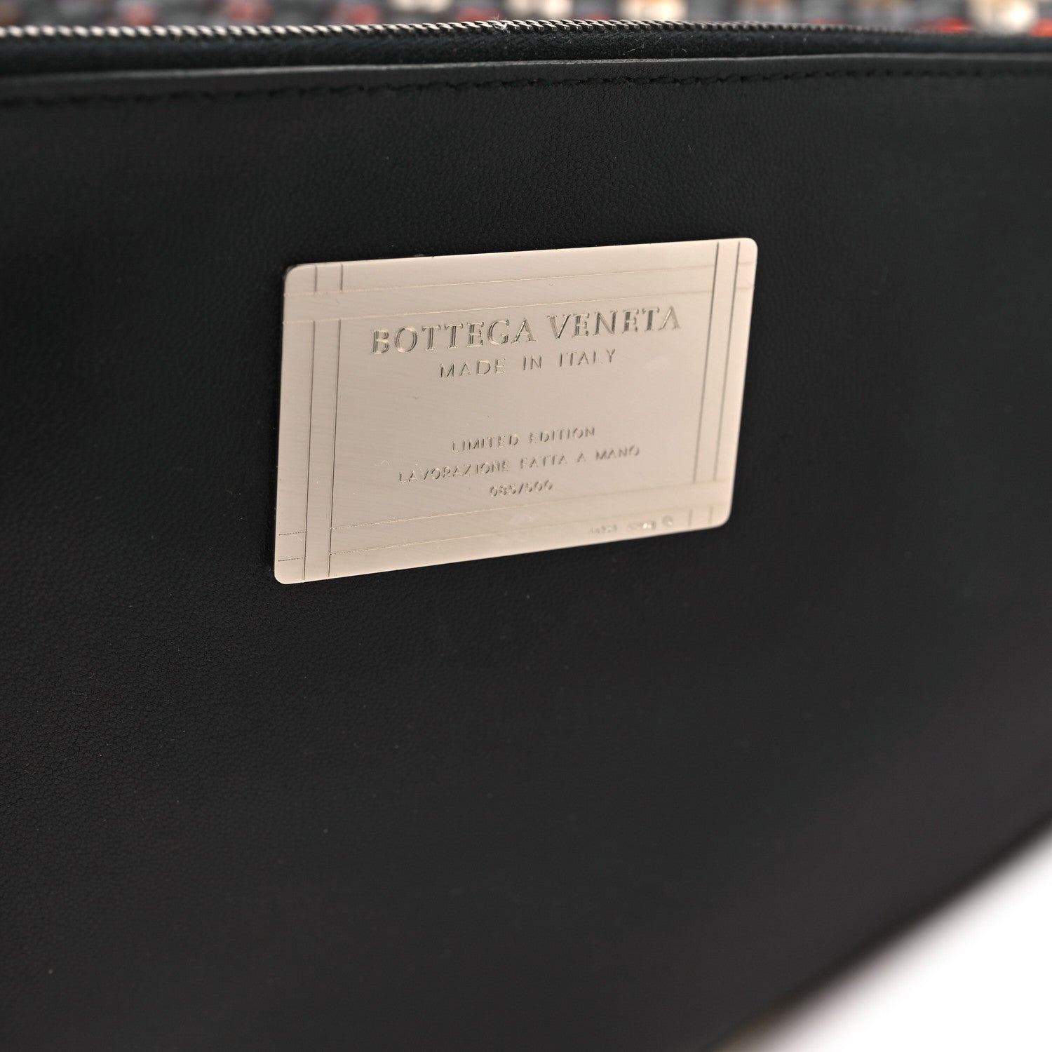 Bottega Veneta Nappa Intrecciato PVC Medium Cabat Black 7 of 10