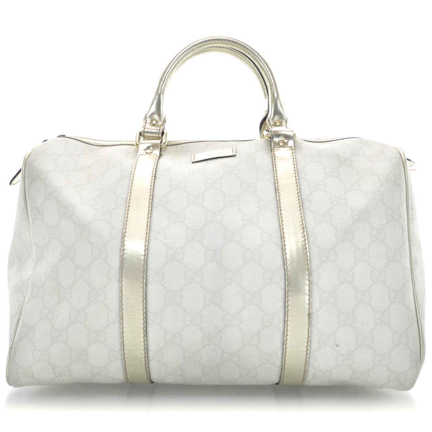Monogram Medium Boston White