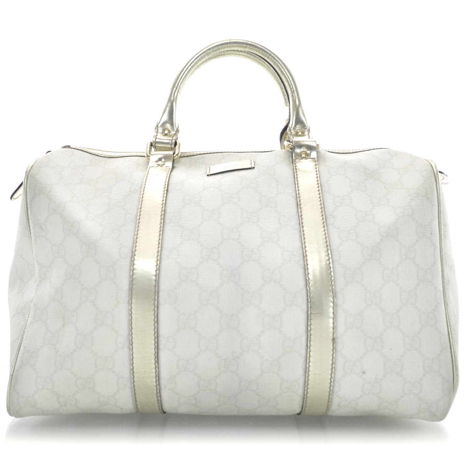 Gucci Monogram Medium Boston White 1 of 12