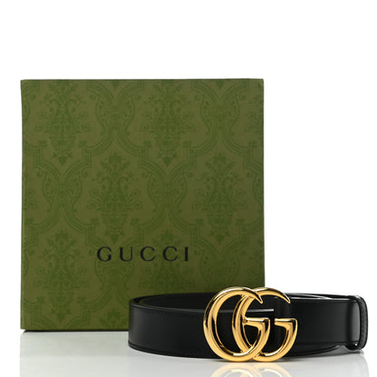 Gucci Plutone Calfskin Double G 30mm Belt 95 38 Black 6 of 6