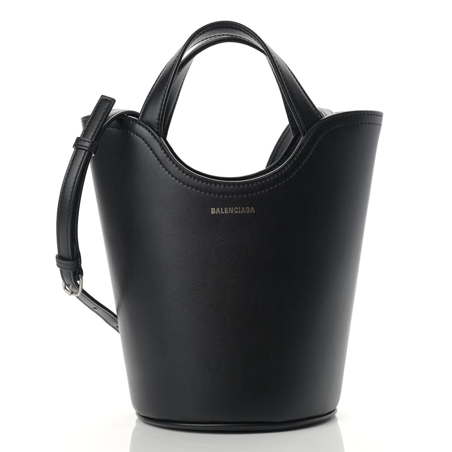 Calfskin Wave Tote XS Black