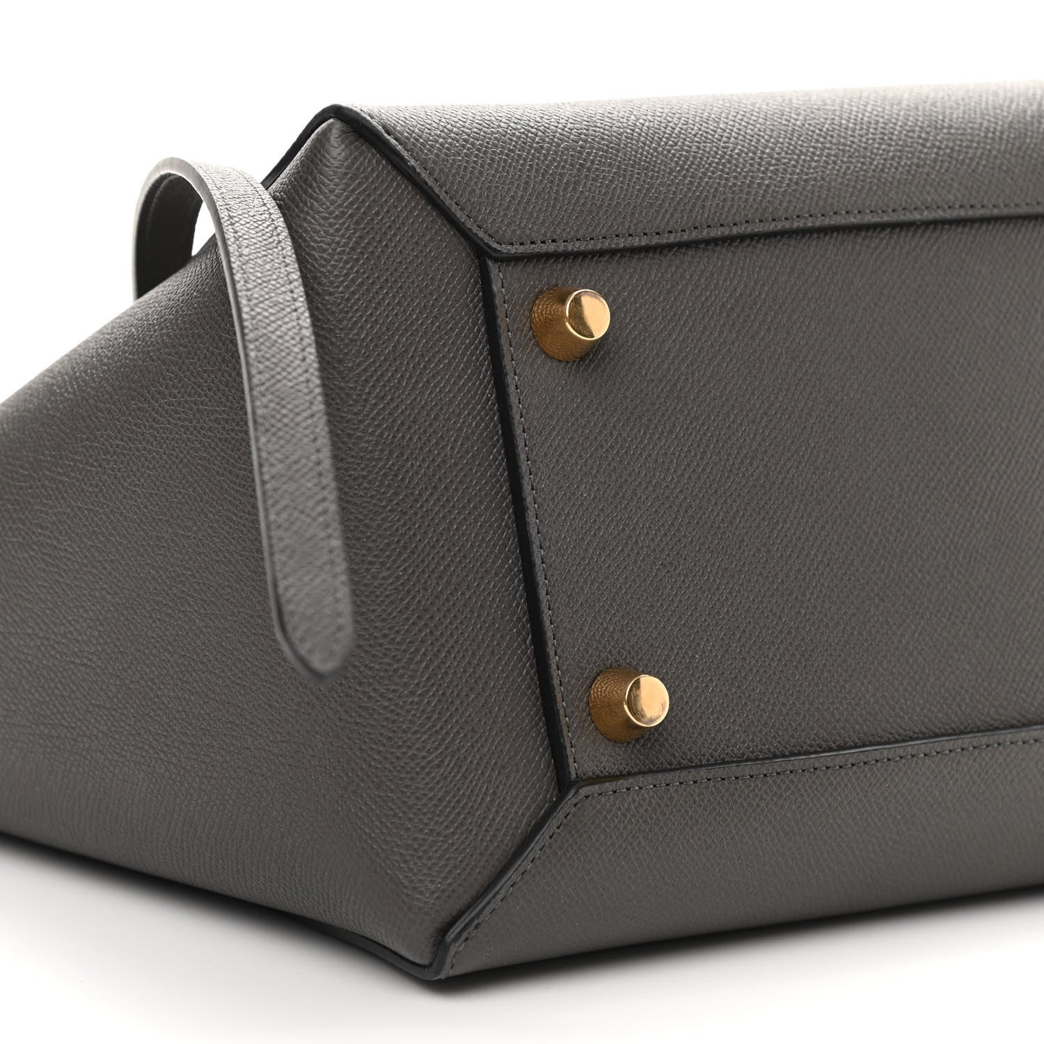 Celine Grained Calfskin Mini Belt Bag Grey 9 of 11
