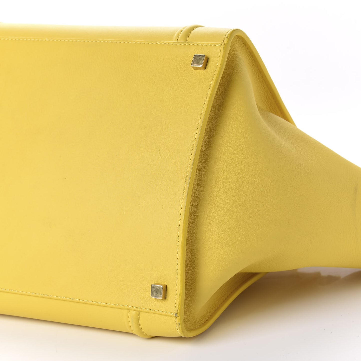 Supple Calfskin Medium Phantom Luggage Sun Yellow