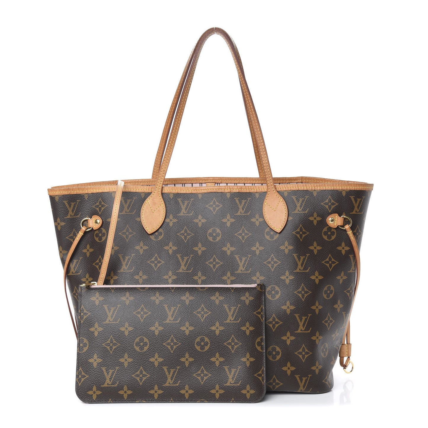 Monogram Neo Neverfull MM Rose Ballerine