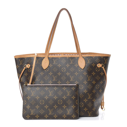 Louis Vuitton Monogram Neo Neverfull MM Rose Ballerine 1 of 22