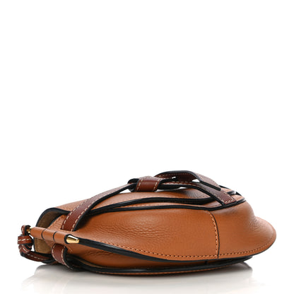 Loewe Grained Calfskin Mini Gate Crossbody Bag Caramel Pecan 4 of 16