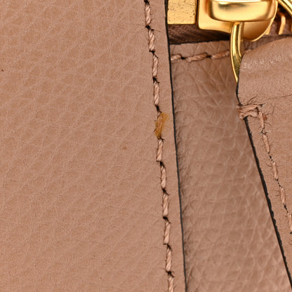 Valentino Garavani Grained Calfskin VLogo Signature Wash Bag Rose Cannelle 9 of 9