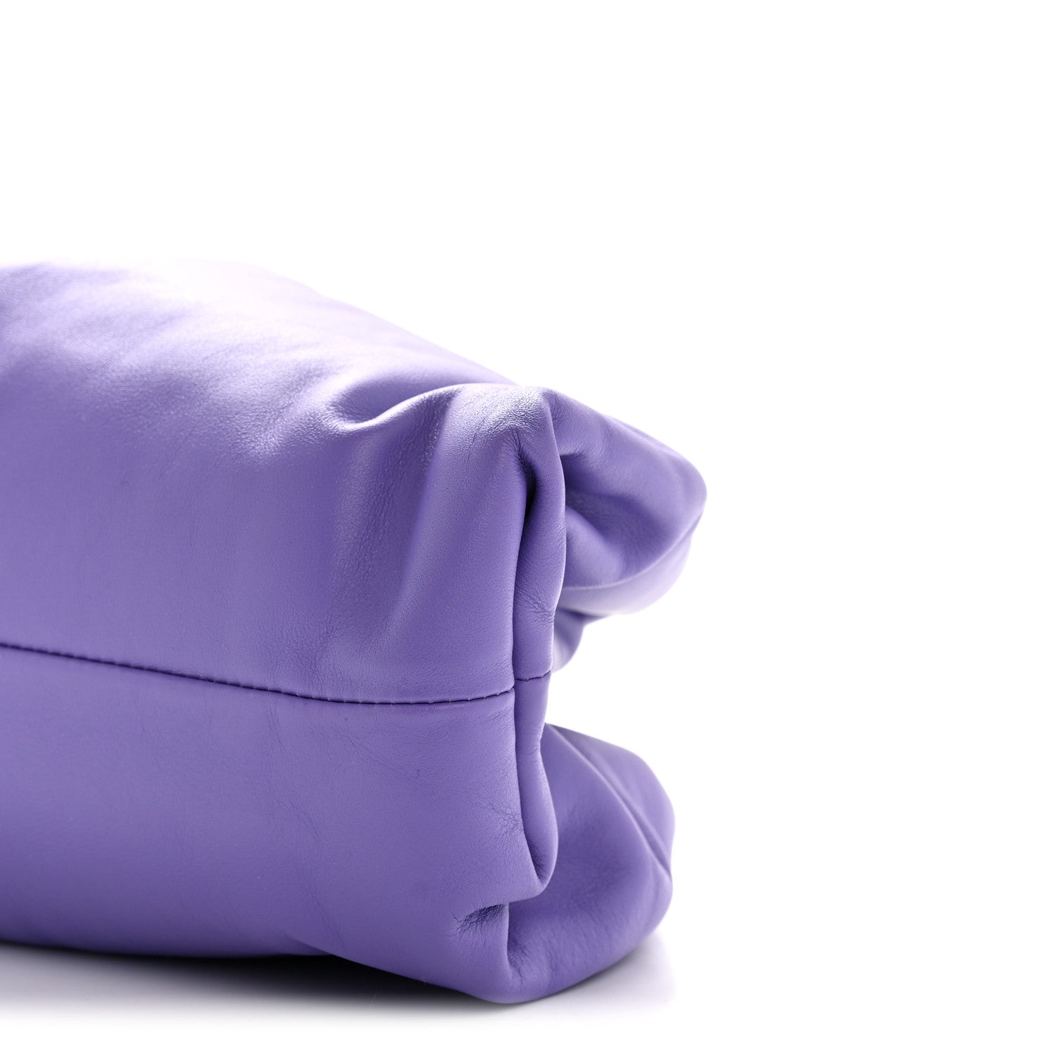 Bottega Veneta Smooth Butter Calf The Pouch Oversized Clutch Purple 10 of 11