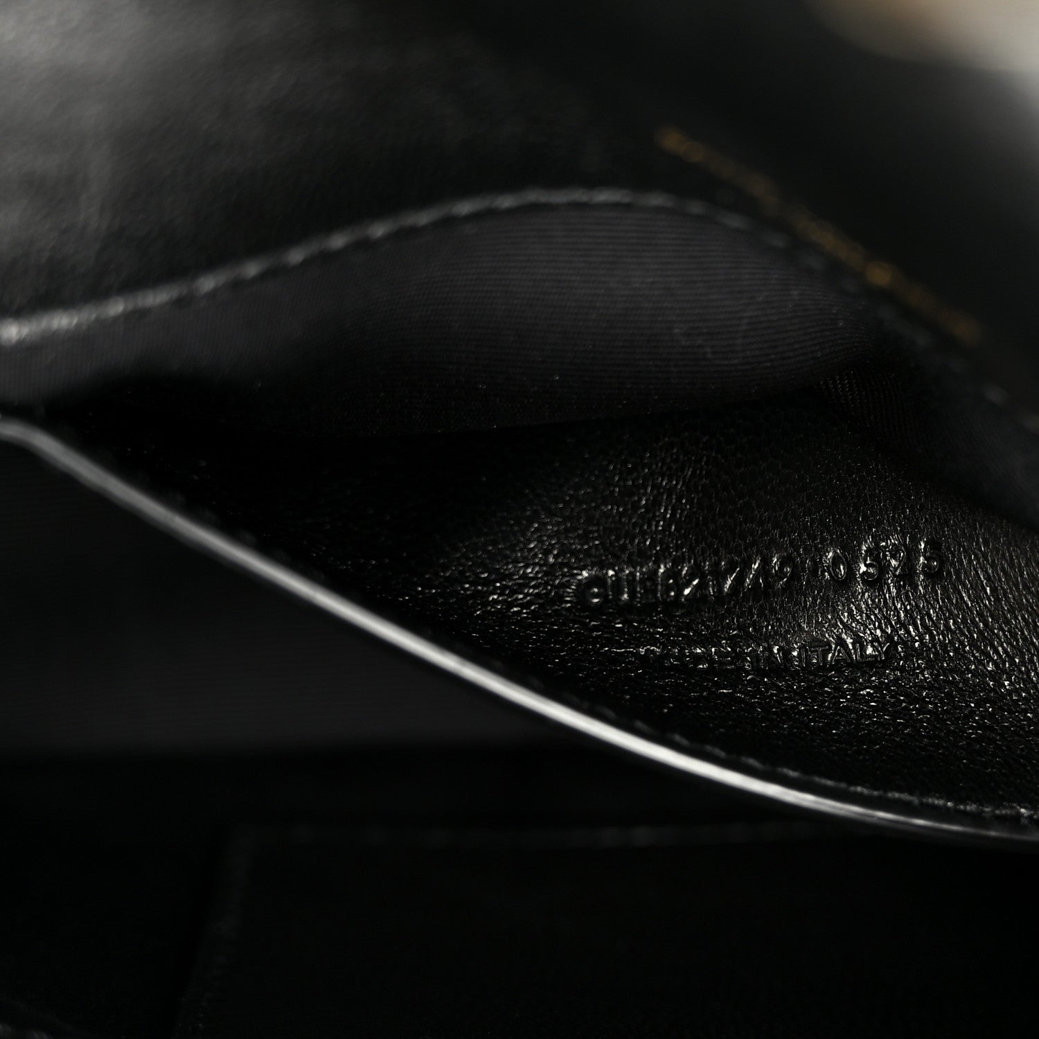 Saint Laurent Lambskin Chevron Quilted Mini Loulou Black 8 of 13