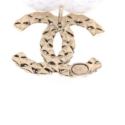 Chanel Crystal CC Earrings Gold 4 of 5