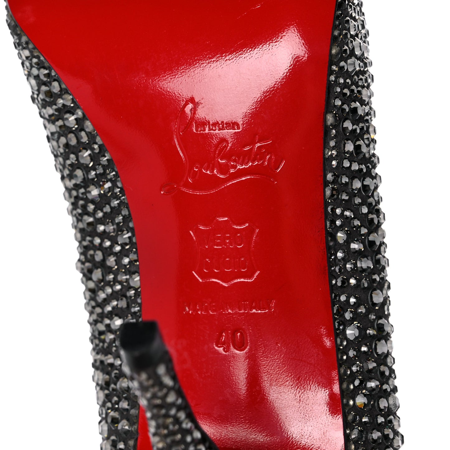 Suede Crystal Sexy Strass Peep Toe Pumps 40 Black Diamond